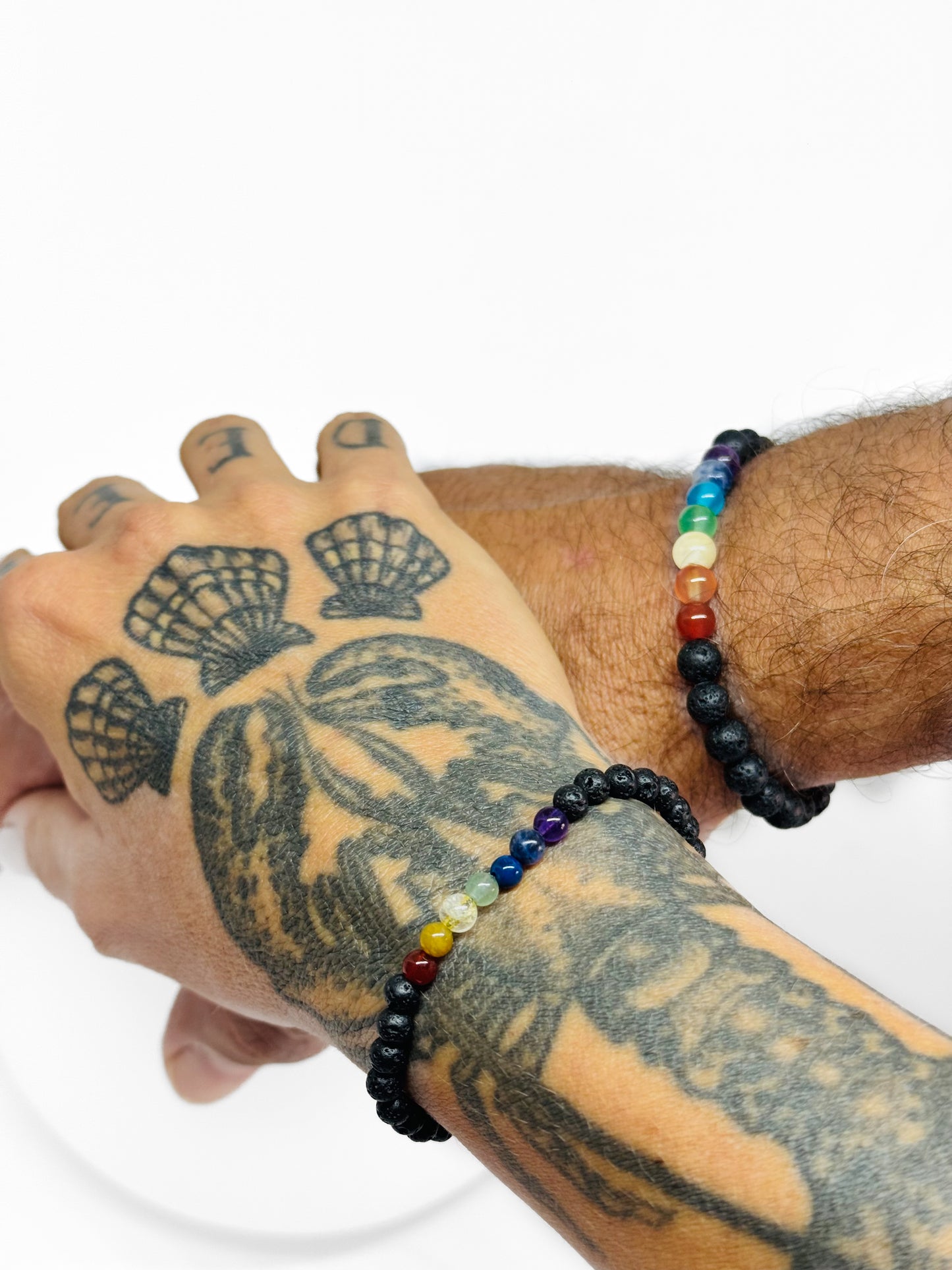 Set Pareja Manilla BETTO 7 Chakras